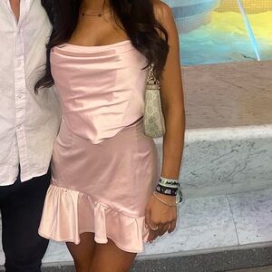 BABYBOO Pink 2 piece set strapless